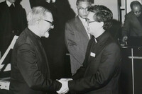 1983-09-13 PHK being congratulated after being elected General of the Society 8